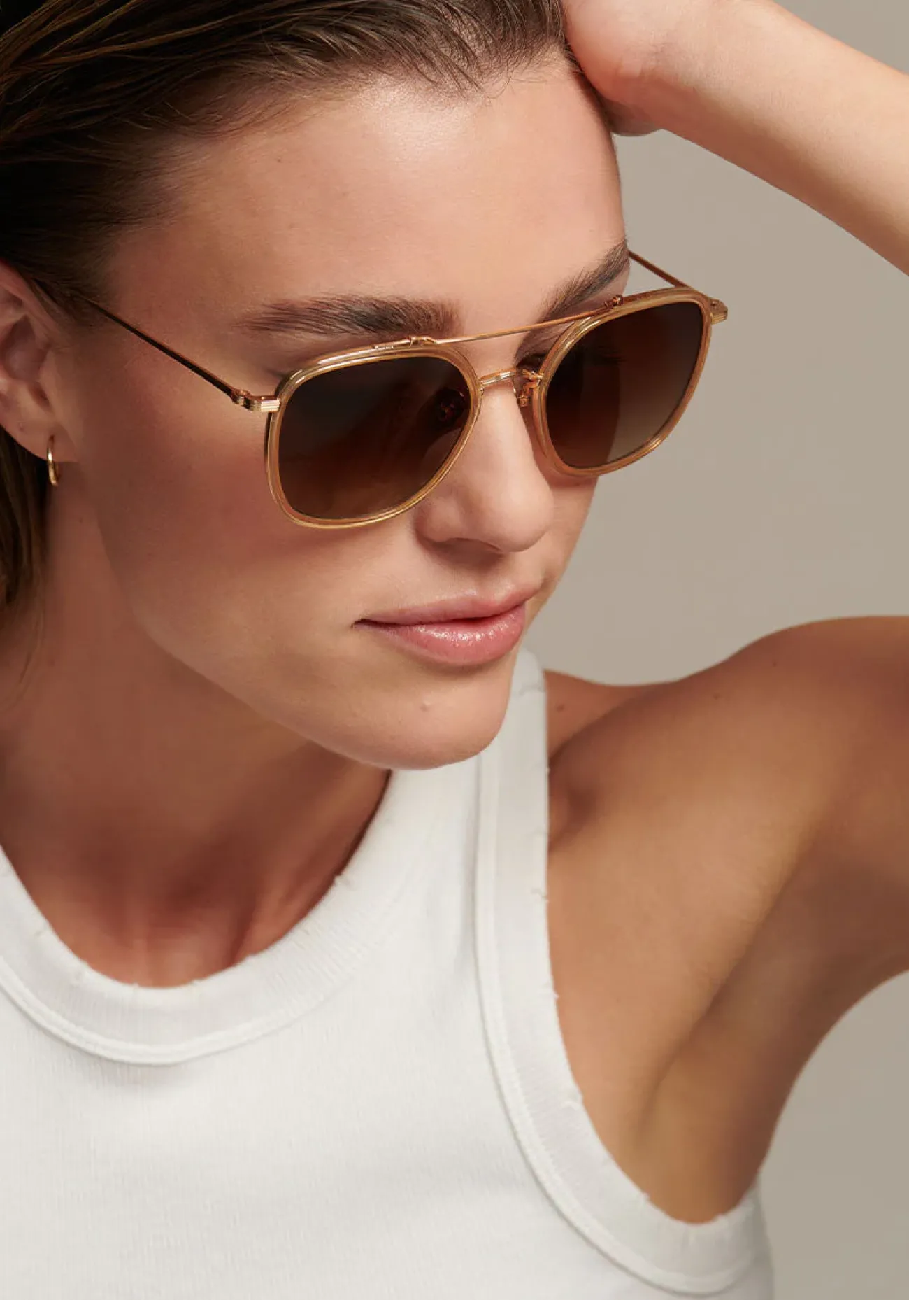 KREWE Austin | Champagne 18K Titanium Polarized