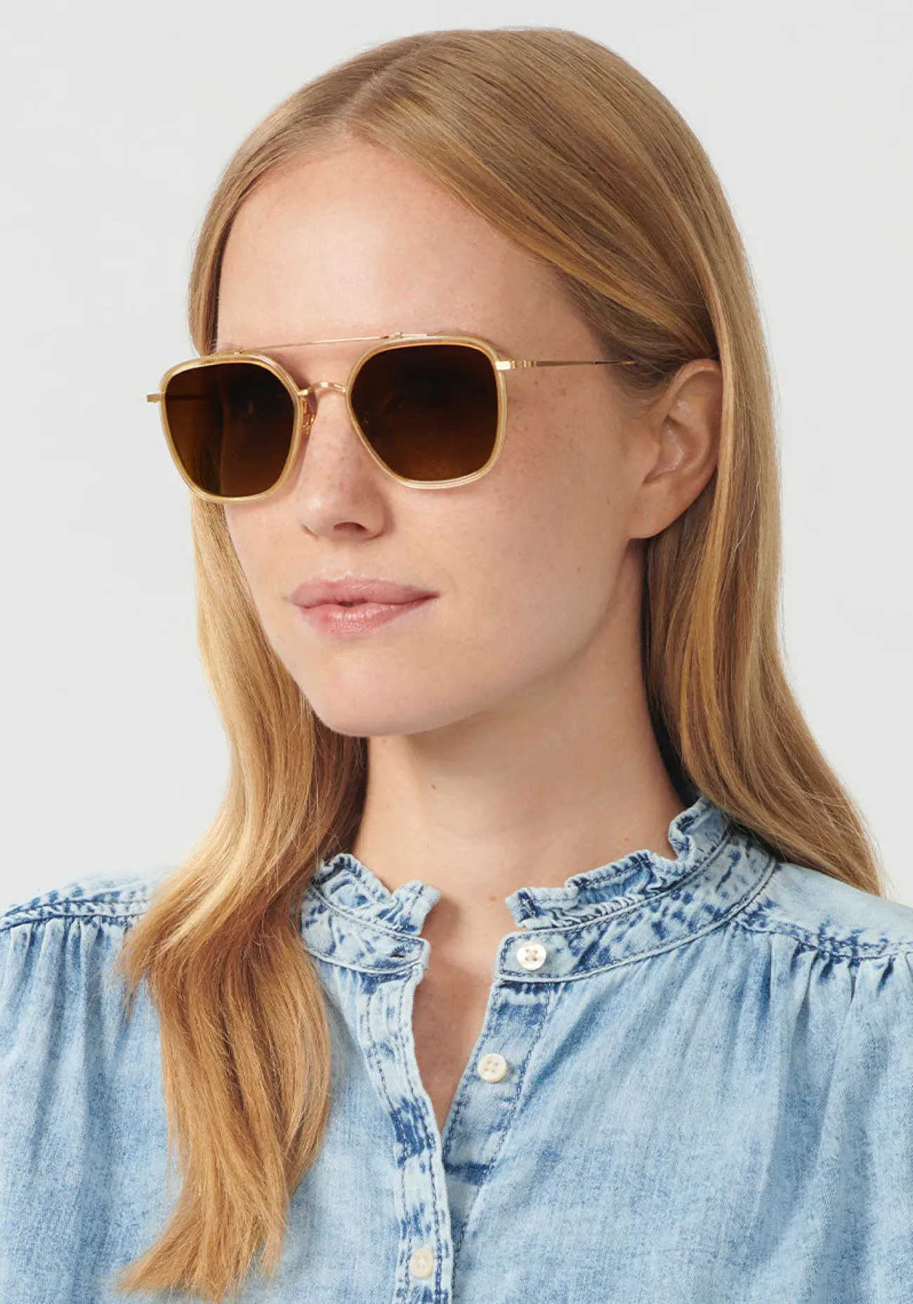 KREWE Austin | Champagne 18K Titanium Polarized