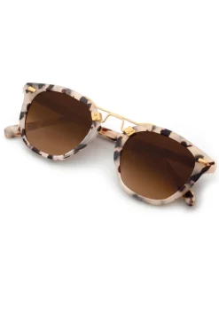 KREWE Beau | Matte Oyster 24K Polarized