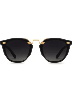 KREWE Beau Nylon | Black + Shadow 24K Polarized