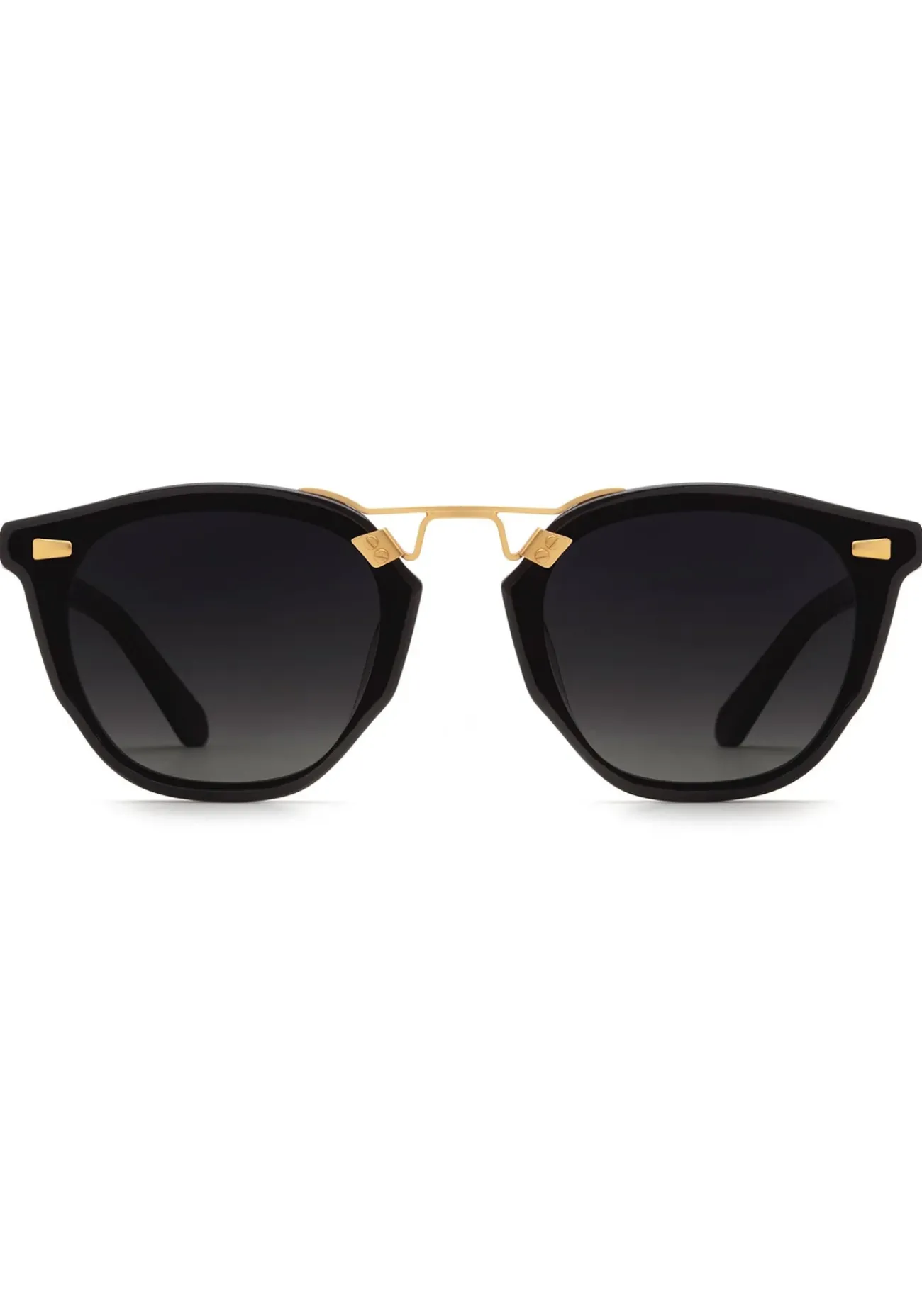 KREWE Beau Nylon | Black + Shadow 24K Polarized