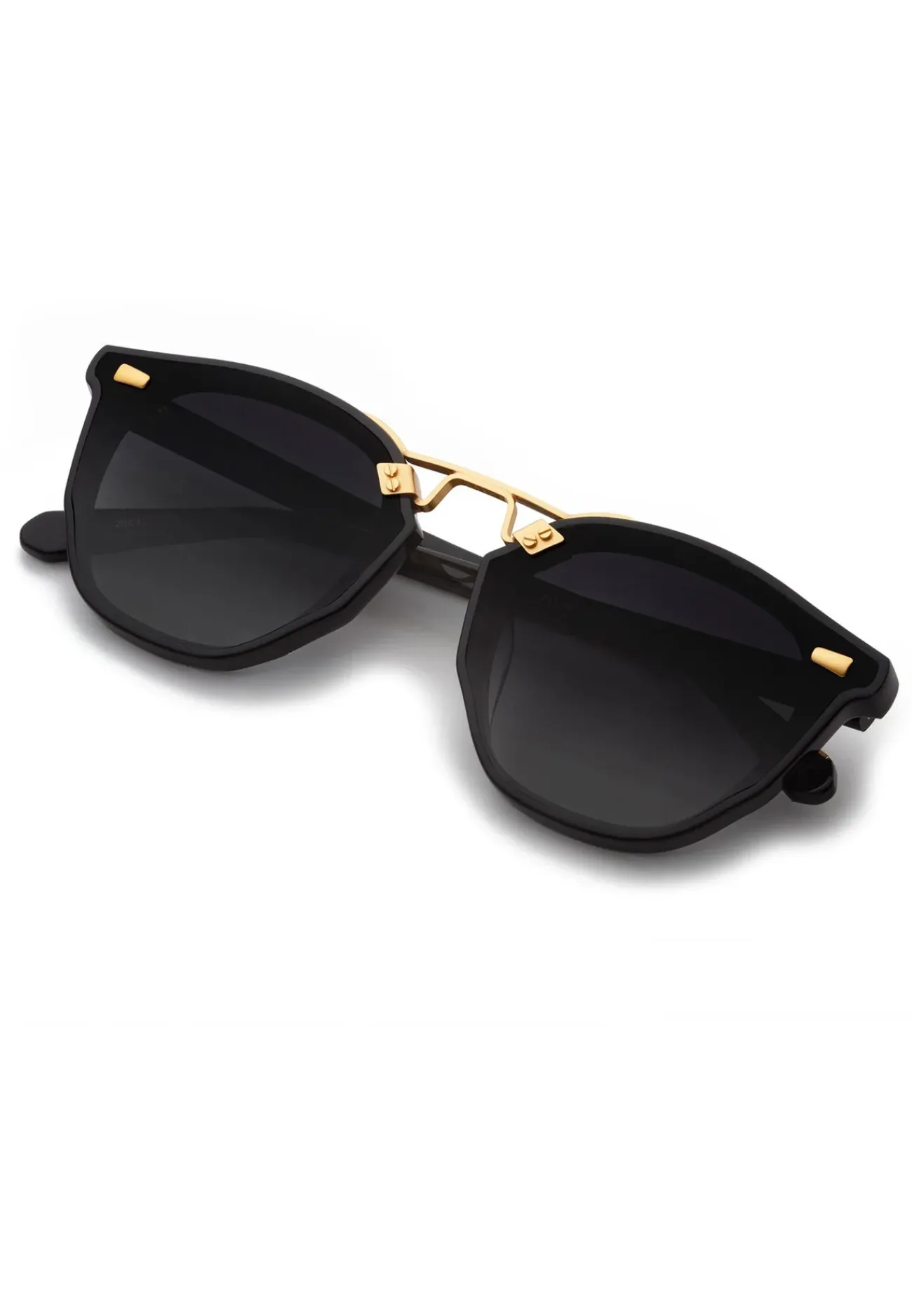 KREWE Beau Nylon | Black + Shadow 24K Polarized