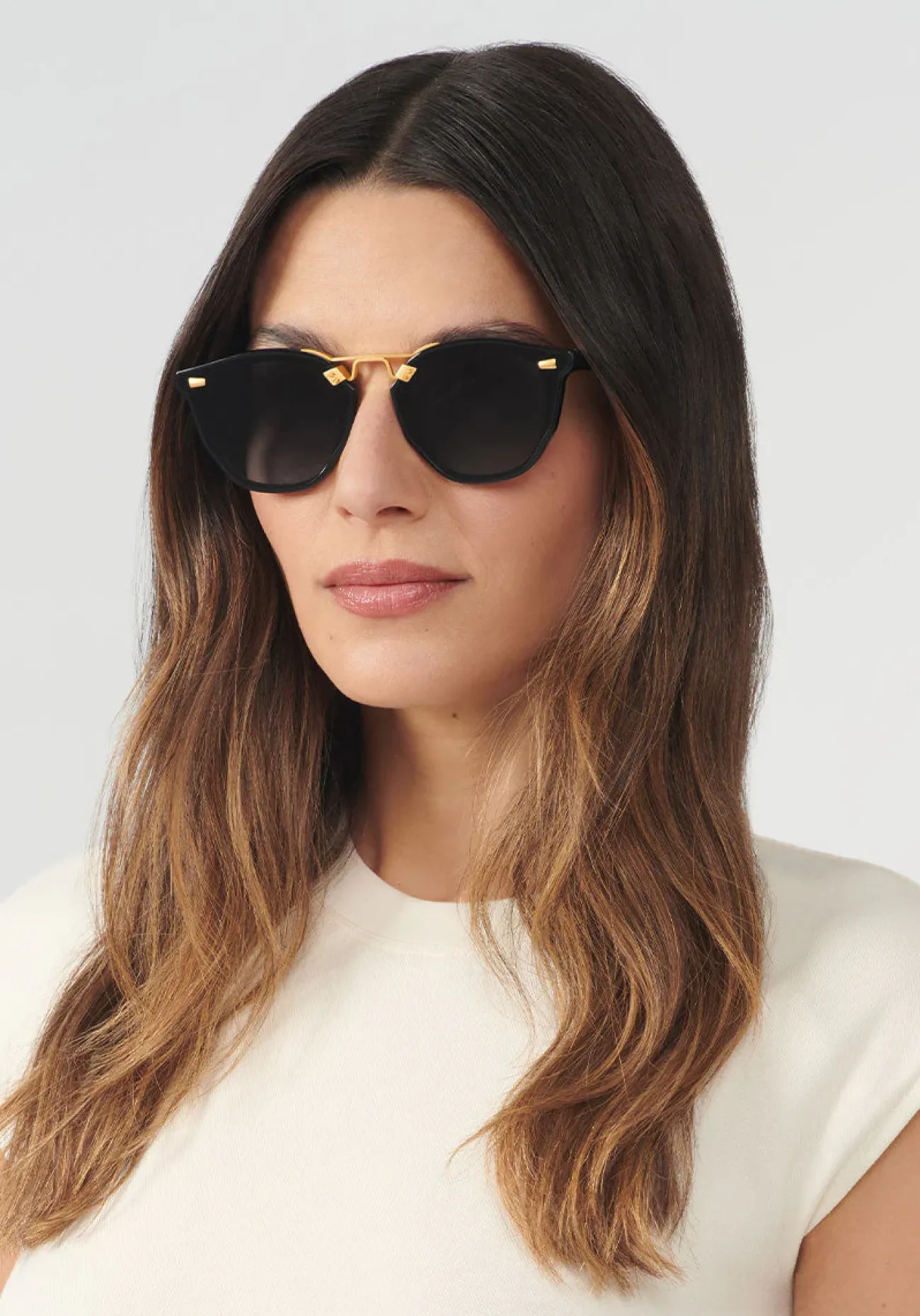 KREWE Beau Nylon | Black + Shadow 24K Polarized
