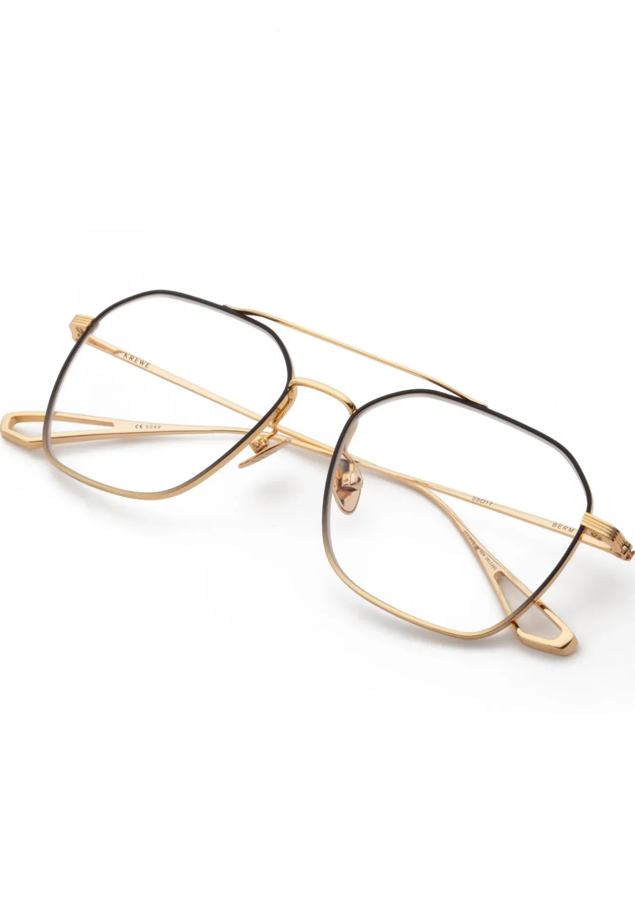 KREWE Berm | Matte Black Fade + 18K Titanium