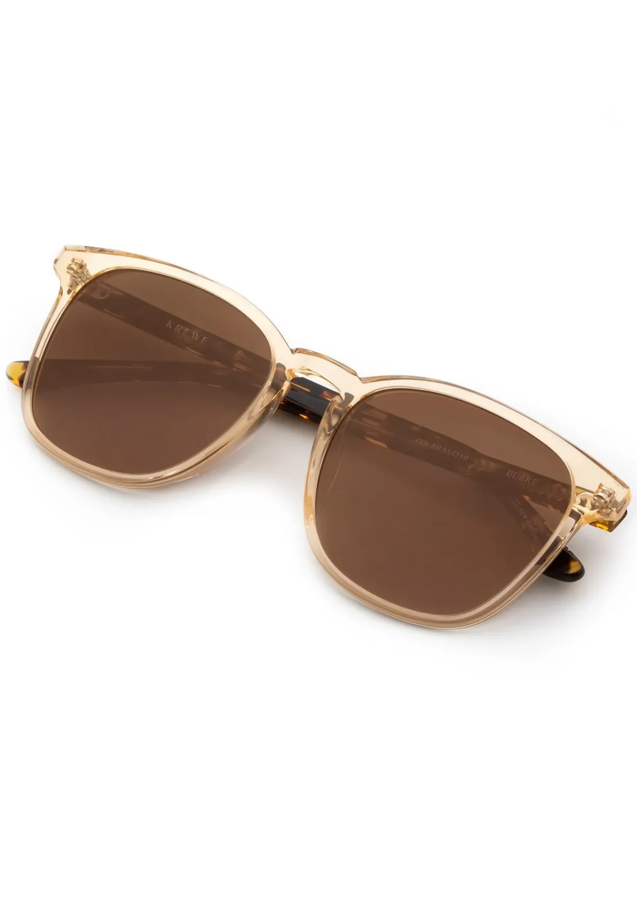 KREWE Blake | Champagne + Rue Tortoise Polarized