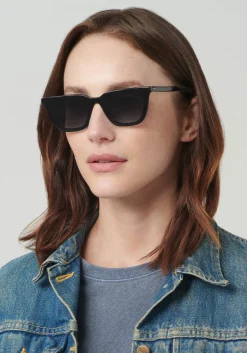 KREWE Bowery Nylon | Black + Black And Crystal
