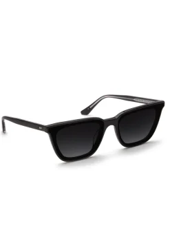 KREWE Bowery Nylon | Black + Black And Crystal
