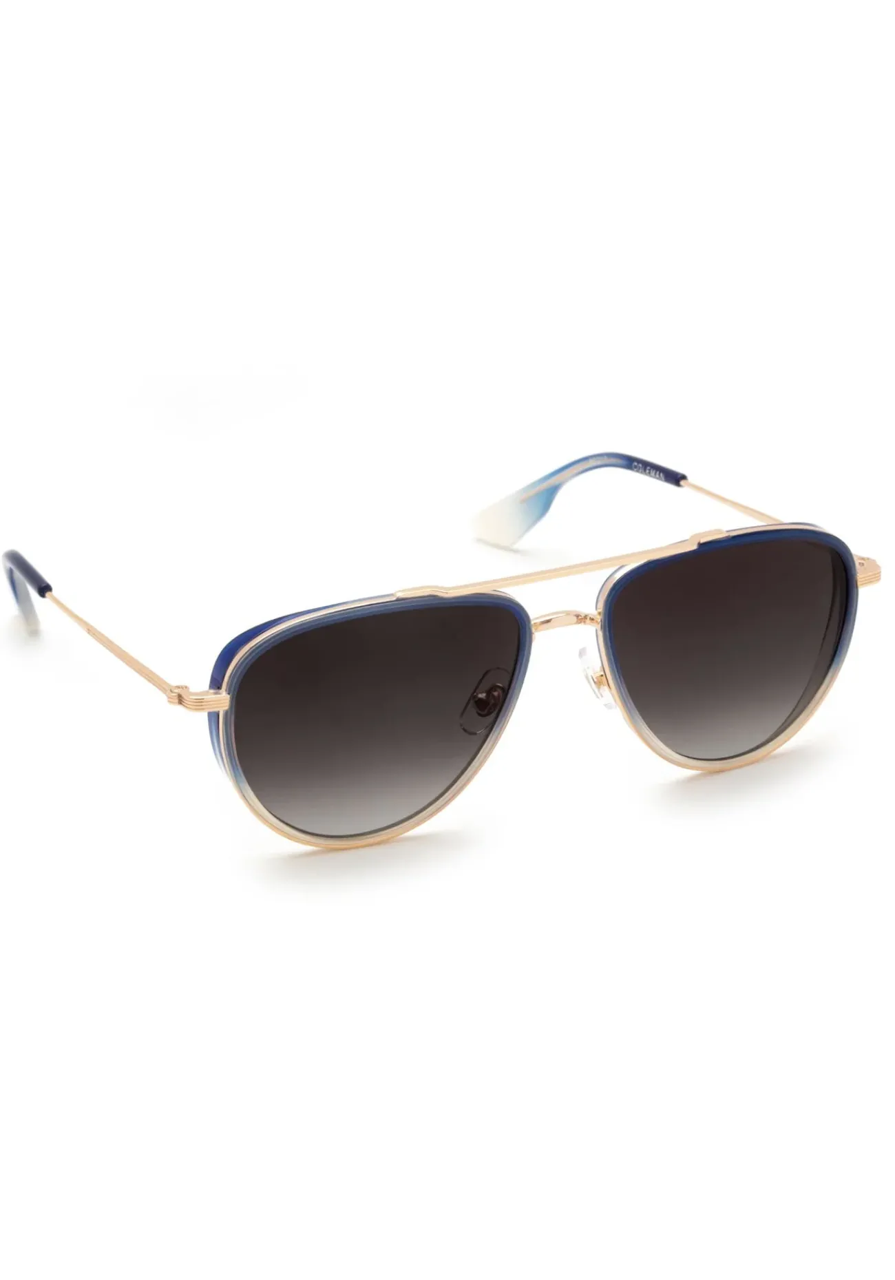 KREWE Coleman | 18K + Matte Indigo Fade + Gravity