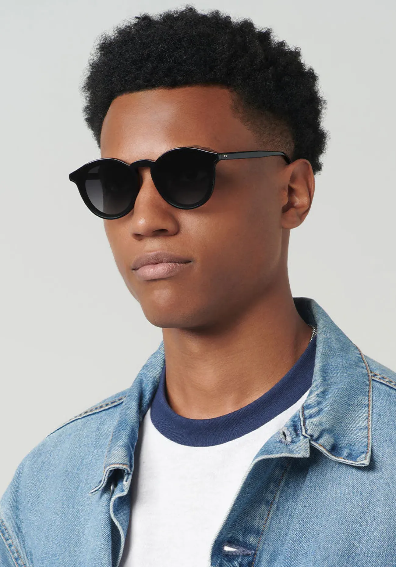 KREWE Collins Nylon | Black + Black And Crystal