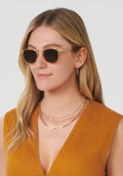 KREWE Franklin | Champagne Polarized 24K