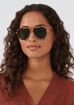 KREWE Merrymen | 18K + Matte Amaro Polarized