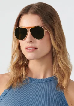 KREWE Merrymen | 18K + Matte Amaro Polarized