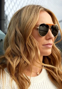 KREWE Merrymen | 18K + Matte Amaro Polarized