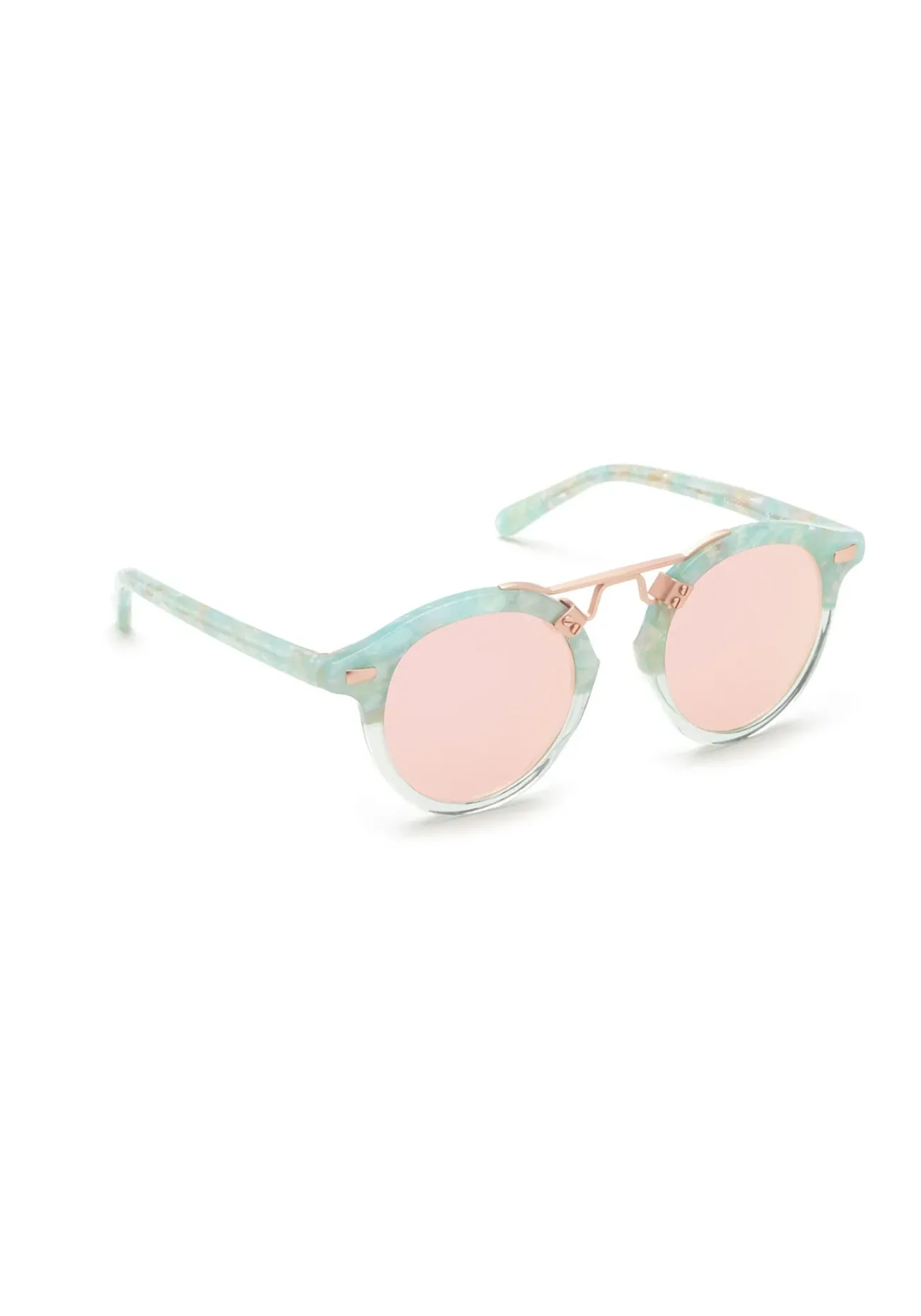 KREWE St. Louis Kids | Seaglass To Marine Rose Gold Mirrored