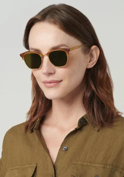 KREWE Thalia | Matte Tobacco Polarized 24K