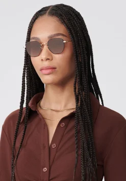 KREWE Troy | 24K + Matte Black + Crystal Mirrored